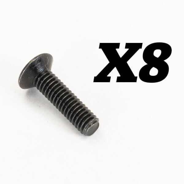 FTX ROKATAN/RAMRAIDER FLAT HEAD CROSS SCREW M2.5X1