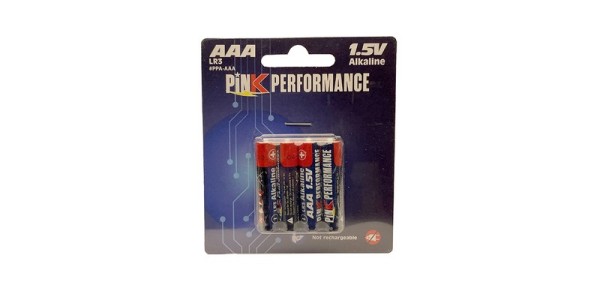 Pink Performance Alkaline-Batterie 1.5V AAA 1.5V R