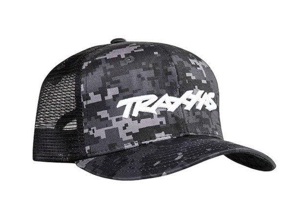 1182-CAMO Traxxas LOGO HAT CURVE BILL CAMOUFLAGE