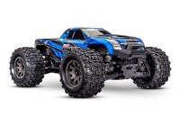 TRAXXAS MINI-MAXX 4WD BL-2S Brushless, HD-Teile, Blau mit Akku/Lader