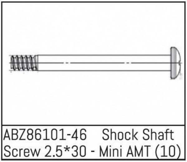 ABZ86101-46 Shock Shaft Schraube 2.5*30 (10)