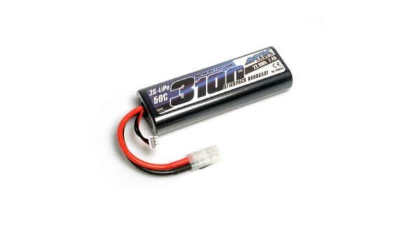 ANTIX by LRP 3100 - 7.4V - 50C LiPo Car Stickpack Hardcase - Tamiya Plug