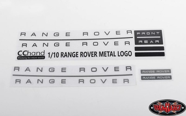 RC4WD Metal Emblem Set JS Scale 1/10 Range Rover