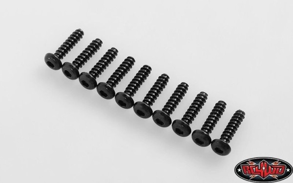 RC4WD Button Head Self Tapping Screws M3 x 12mm