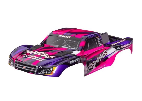 Traxxas Karosserie Slash 2WD pink Clipless