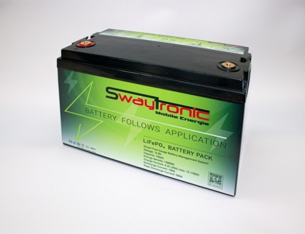 LiFePo 4 Battery Pack 12.8V 100Ah Fuel Gauge