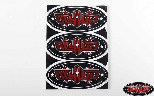 RC4WD Logo Decal Sheets (4") Aufkleber (5 Stk.)