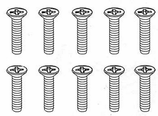 R30095 3x15mm Senkkopfschraube (10 Stk)