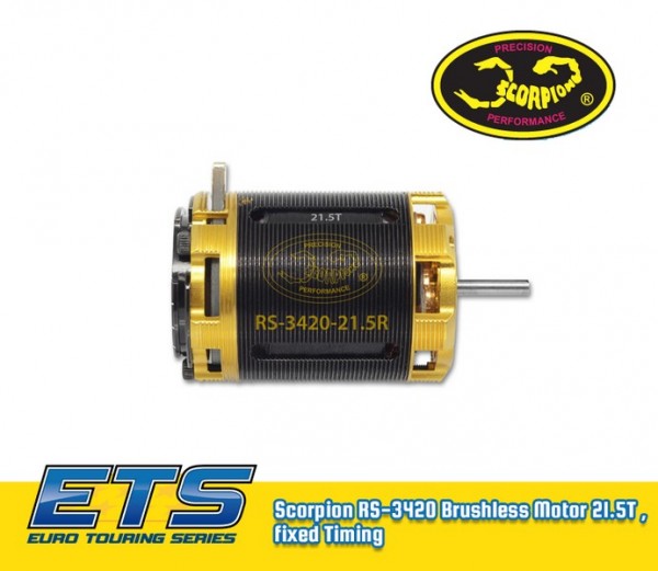 Scorpion RS-3420 Brushless Motor 21.5T Fixed Timin