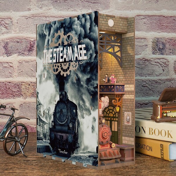 SIVA TOYS The Steam Age Book Nook TONECHEER