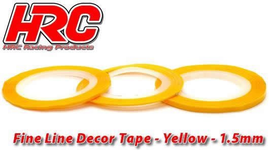 HRC5061YE15 Fine Line Decor Tape - 1.5mm - Gelb Linierband