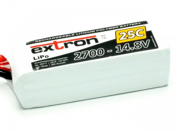 X6417 Extron LiPo Akku Extron X2 2700 - 14,8V (25C