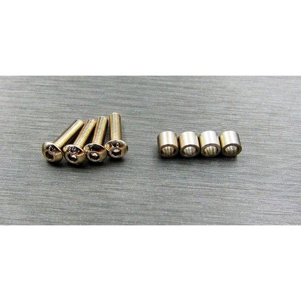 SAMIX TRX-4 stainless steel knuckle busings set