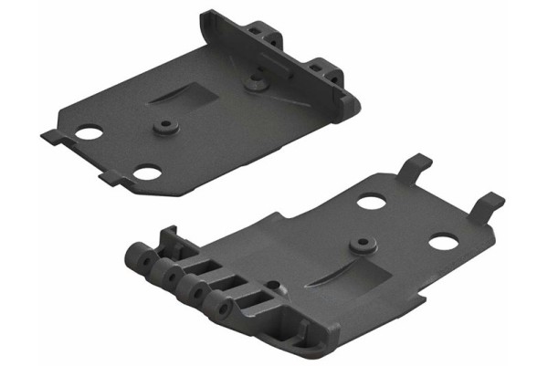 AR320419 SC F/R LOWER SKIDPLATES (2pcs) 4x4