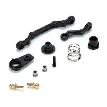 LOSB1704 MICRO Steering links & servo saver