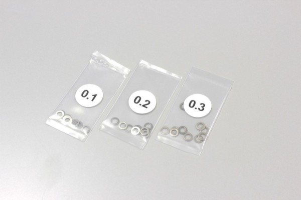 96649 DISTANZSCHEIBEN 3.175M (30) Motorshims 3.14mm Welle