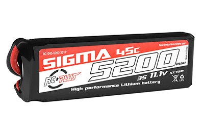 RC Plus Li-Po Batterypack Sigma 45C 5200mAh 11.1V
