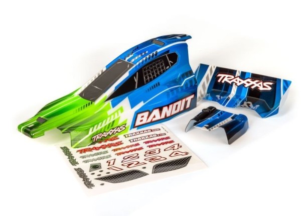 2450X Traxxas Karosserie Bandit 2WD Grün