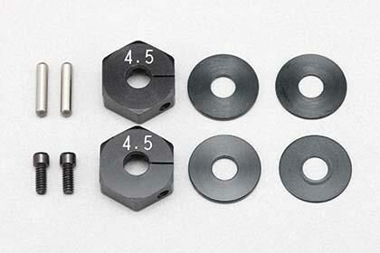 Yokomo BD7 4,5mm Cramp Wheel Hub with 0,5/1,0mm Sp