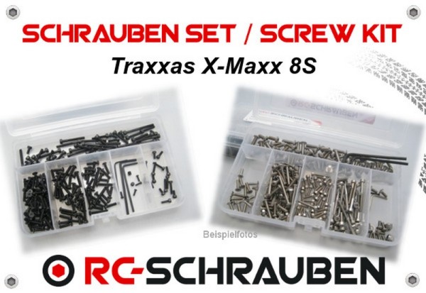 Schrauben Set Traxxas X-Maxx 8S Stahl-ISR Torx Schrauben Aufnahme