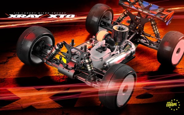XRAY XT8`24 - 2024 - 1/8 Nitro Racing Truggy Kit Baukasten