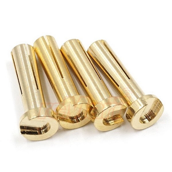 Yeah Racing 4x18mm Gold Winkelstecker (4)