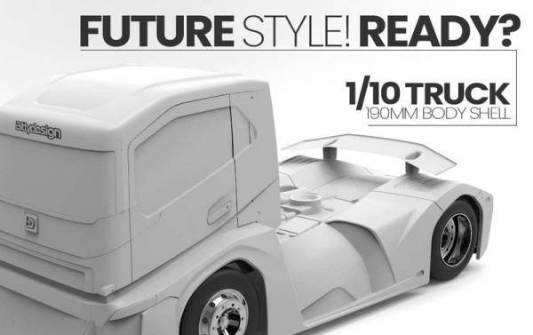 Bittydesign Body Iron 1/10 Truck Body Clear Karosserie