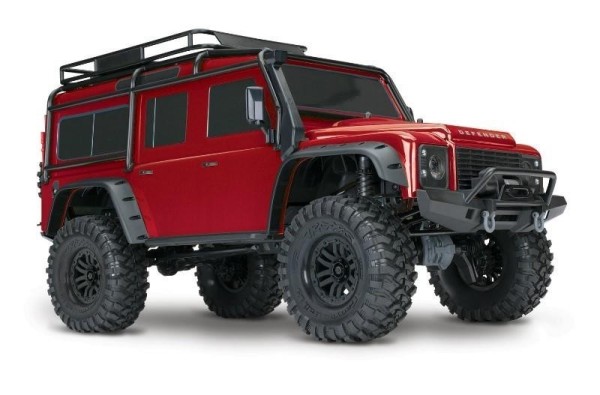 8011R Traxxas TRX-4 Karosserie Land Rover Defender Rot