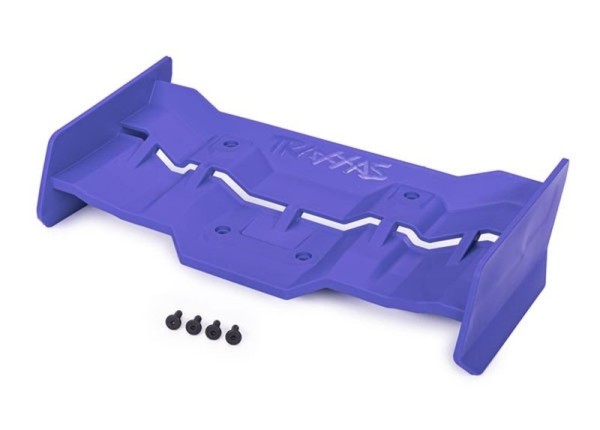 7821X Traxxas Heckflügel Blau Spoiler XRT