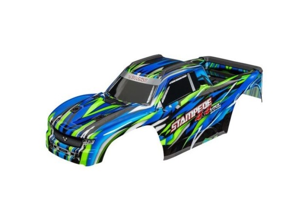 9014-GRN Traxxas Karosserie Stampede 4x4 VXL Grün