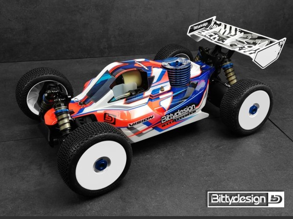 Bittydesign Vision Asso RC8B3.2 / RC8B3.1 Body