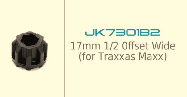Jetko 17 mm adapter 3.8 Extreme Felgen Maxx (4)