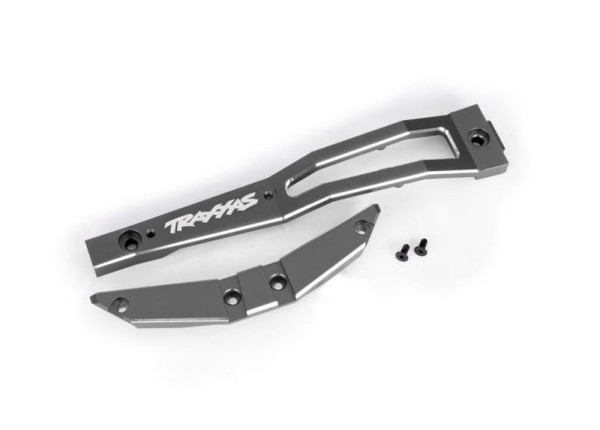 10221-GRAY Traxxas Chassis Brace Alu grau