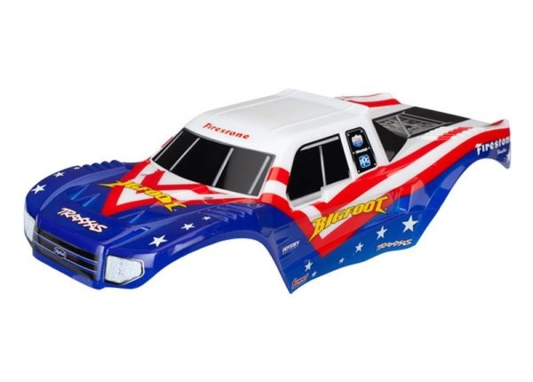 3676 Traxxas Karosserie Bigfoot rot/weiss/blau Officiall