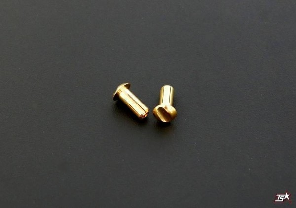 1up Racing 5mm Low Profile Bullet Plugs