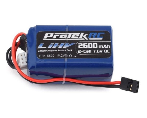 ProTek RC 7.6V/2600mAh HV LiPo Hump/Short Rx