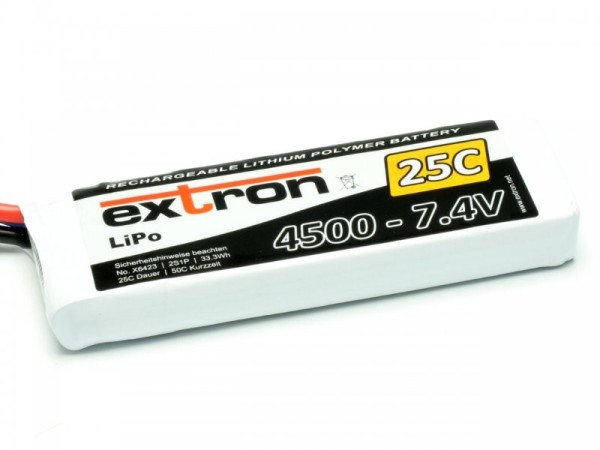 X6423 Extron LiPo Akku Extron X2 4500 - 7,4V (25C