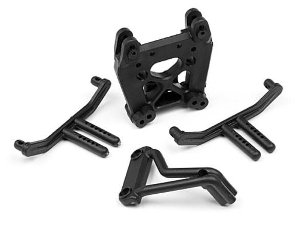 105312 Savage XS - SHOCK TOWER/BODY MOUNT