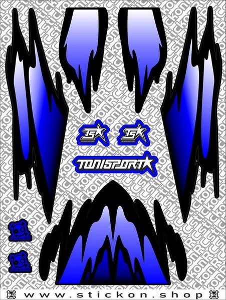 ToniSport Bodyshell Skin - Blue