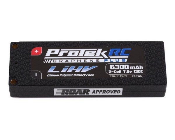 ProTek RC 2S 7.6V/6300mAh 130C Low IR Si-Graphene