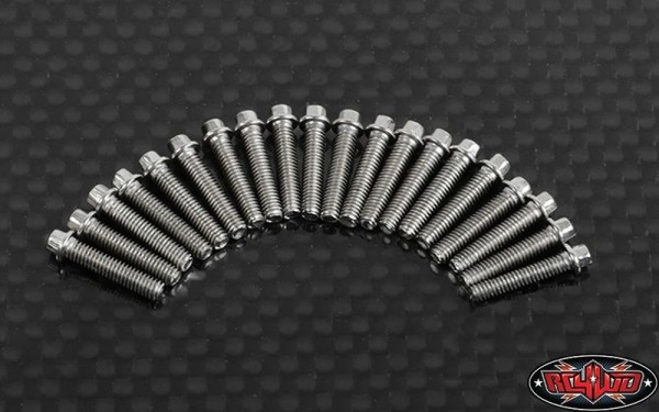 RC4WD Miniature Scale Hex Bolts (M2.5 x 12mm