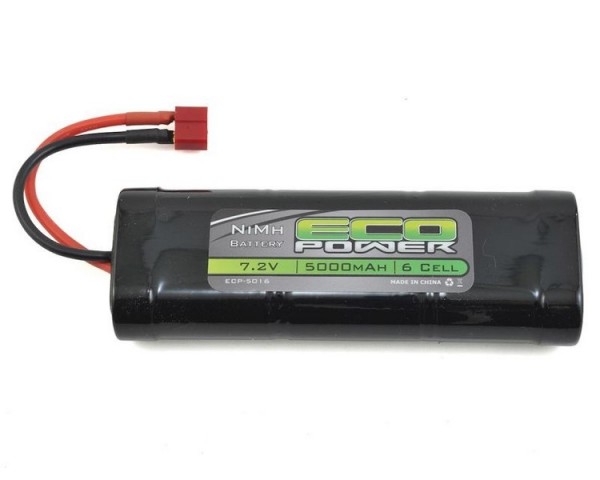 EcoPower 6-Cell 7.2V/5000mAh NiMH Stick Pack