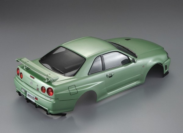 KB48646 Nissan Skyline R34 Karosserie lackiert Champagner Grün