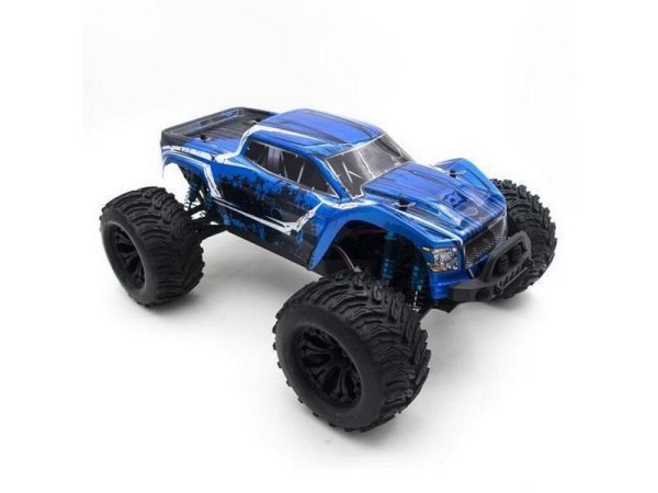 HSP Wolverine Pro+ 1/10 Monstertruck Blau 4WD Brushless RTR - 60km/h + Akku Ladegerät Lipobag