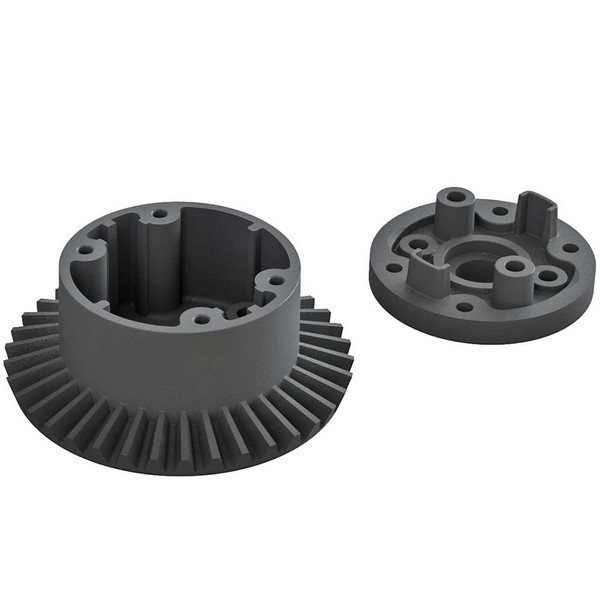 AR310872 Diff Case Set 37T Main Gear 4x4 BLX