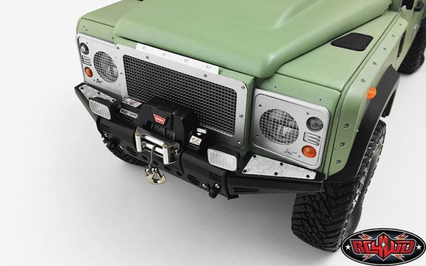 RC4WD Kahn Style Front Grill D90/D110 Bodies silbe