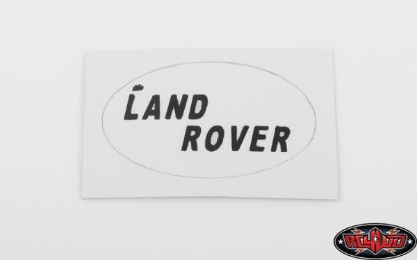 RC4WD Rear Logo Decal JS Scale 1/10 Range Rover