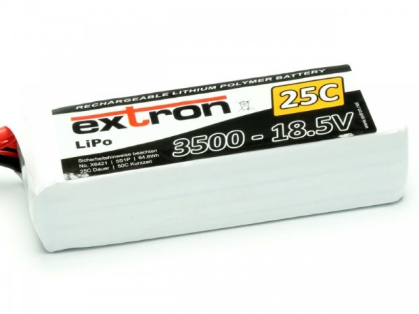 X6421 Extron LiPo Akku Extron X2 3500 - 18,5V (25C