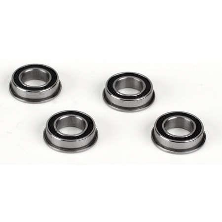 LOSA6948 8x14x4 Flanged Rubber Ball Bearing 4