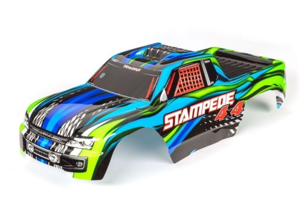 6729X Traxxas Karosserie Stampede 4X4 Blau